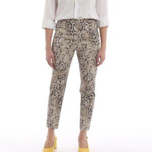 Pinko Ada Ottoman Street Snake PRINT Pants (NWT)